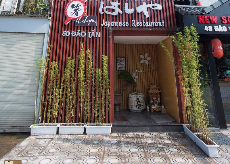 Thiết kế nội thất nhà hàng Hashi - Nhật Bản sang trọng